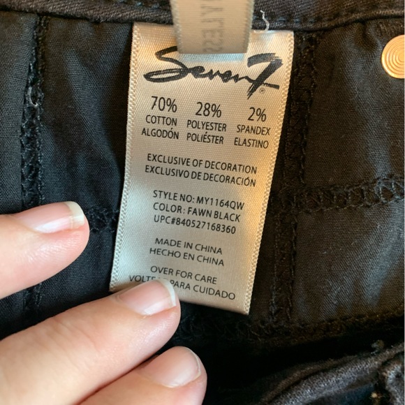 “Tummyless” Skinny Jeans in “Fawn Black” - Picture 7 of 9